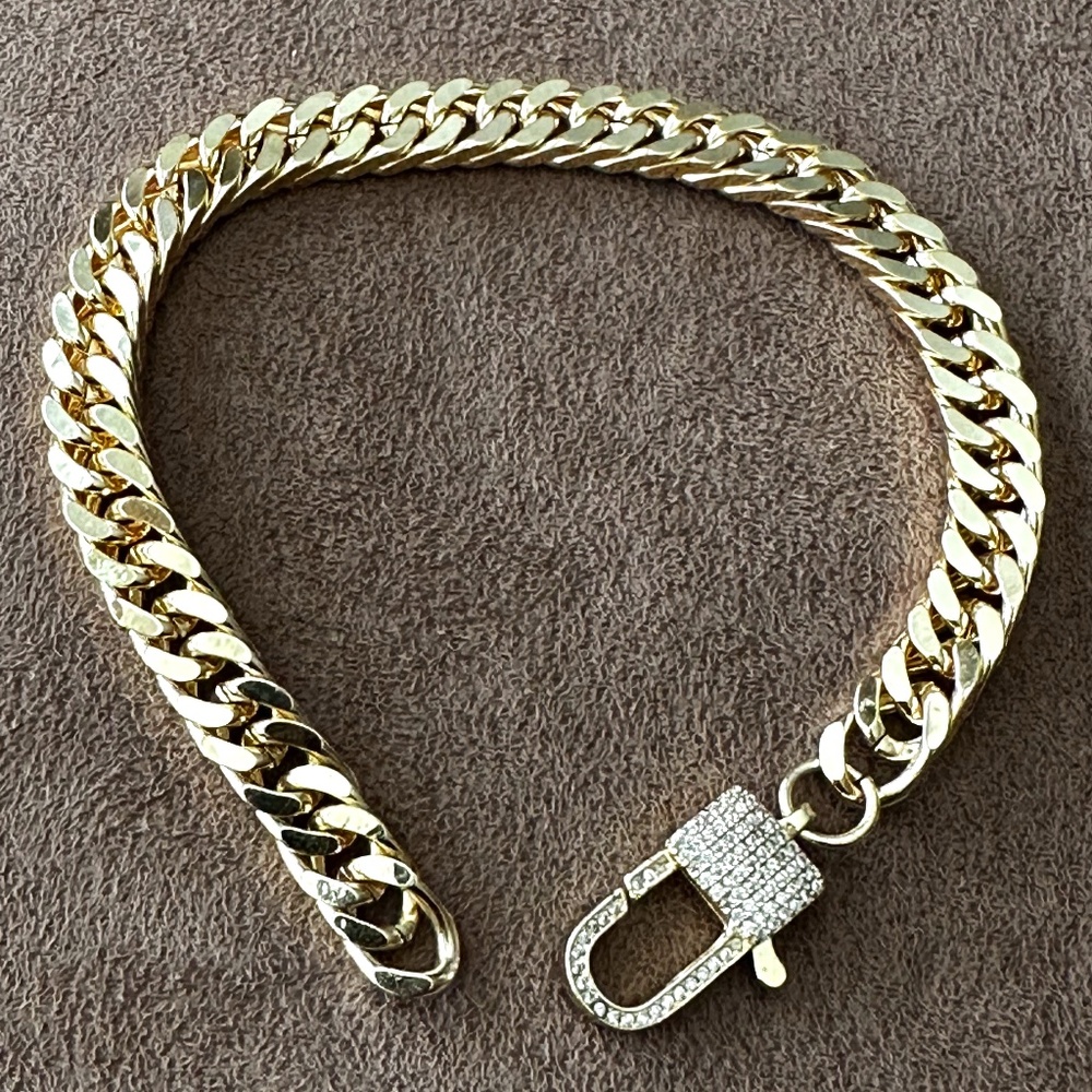 HRH COLLECTION PAVÉ LOCKDOWN ANKLE/BRACELET